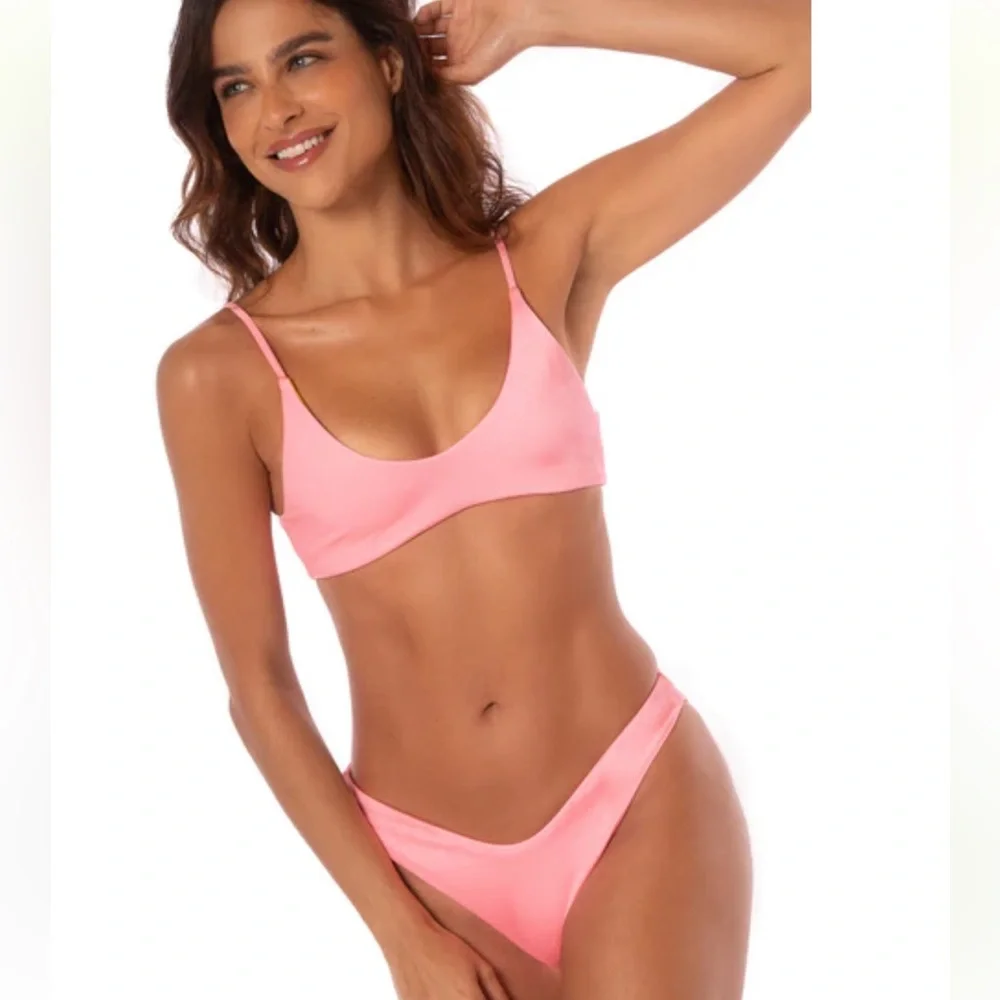 Maaji Orchid Pink Liberties Bralette Bikini M - Picture 7 of 11